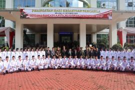 Kapolres Rejang Lebong Ikuti Upacara Periingatan Hari Kesaktian Pancasila Tahun 2024 