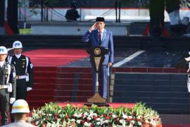 Upacara Peringatan Hari Kesaktian Pancasila di Lubang Buaya, di Pimpin Langsung Presiden Jokowi