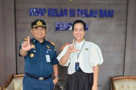 Kepala Jasa Raharja Bengkulu Lakukan Kunjungan Kerja ke KSOP Kelas III Pulau Baai Bengkulu