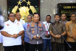 Terima Audiensi Para Buruh, Kapolri Apresiasi Upaya Menjaga Ruang Demokrasi 