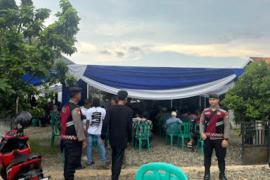 Personel Polsek Kampung Melayu Pengamanan Silaturahmi Tatap Muka Calon Wakil Walikota di Kota Bengkulu