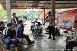 Polsek Padang Ulak Tanding Gelar Jumat Curhat Bersama Bhabinkamtibmas