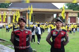 Polresta Bengkulu Bersama Polda Bengkulu Laksanakan Pengamanan Kampanye Terbuka Pilkada 2024