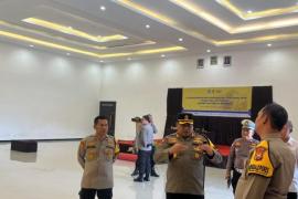Kapolres Kepahiang Cek Lokasi Debat Cabub dan Cawabub Kabupaten Kepahiang