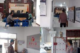 Satgas Preventif Amankan Kantor KPU Kota Bengkulu Selama Pemantauan Logistik Pemilu