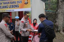 Kapolres Rejang Lebong Tinjau Poskotis Operasi Lilin Nala 2024