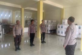 Polres Bengkulu Selatan Perketat Pengamanan Gudang Logistik KPU Pasca Pemilu