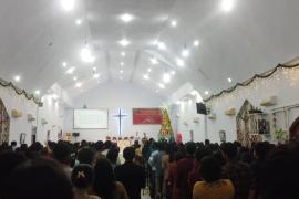 Polresta Bengkulu Amankan Perayaan Natal di Gereja HKI Jalan Gedang