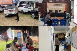 Subsatgas Pam KPU Kota Bengkulu Laksanakan Pengamanan Kantor dan Logistik Pemilu