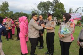 Kapolres Kepahiang Pimpin Upacara Kenaikan Pangkat Personel Polres Kepahiang TMT 1 Januari 2025