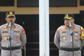 Farewell Parade Iringi Acara Pisah Sambut Kapolres Bengkulu Utara 