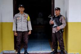 Personel Polsek Padang Ulak Tanding Amankan Ibadah Minggu di Gereja GKII Kasie Kasubun