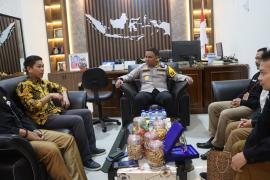 Kapolres Kepahiang Terima Kunjungan Ketua KPU Kepahiang, Perkuat Sinergitas Jelang Pemilu
