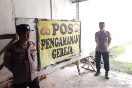Polsek Selupu Rejang Amankan Ibadah Mingguan di Gereja-gereja Wilayah Hukum Polsek Selupu Rejang