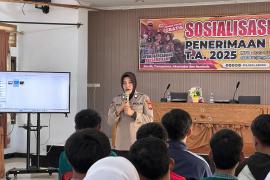 Undang Pelajar SMA Sederajat, Polres Lebong Sosialisasi Penerimaan Polri 