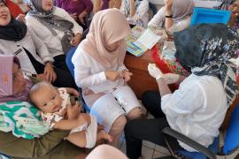 Satgas TMMD Ke-124 Kodim 0408/BS Gelar Sosialisasi dan Penyuluhan Posyandu dan Posbindu PTM