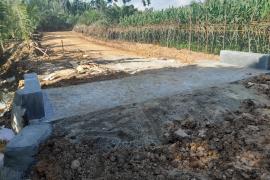 Salah Satu Plat Duiker Program TMMD Ke-124 Kodim 0408/BS Sudah Selesai