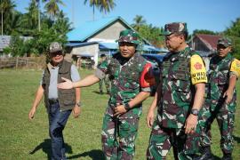 Tim Wasev Mabesad Tinjau Lokasi TMMD Ke-124 Kodim 0408/BS