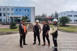 Ditpamobvit Polda Bengkulu Laksanakan Pengamanan di PT. Tenaga Listrik Bengkulu