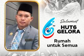 HUT ke-6 Partai Gelora Indonesia, Binanto Anggota DPRD Seluma dari Gelora : Momentum Sekaligus Energi Baru Partai Menuju Pemilu 2029