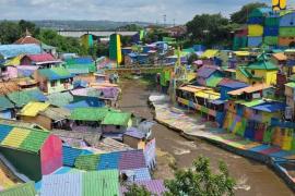 Kementerian PU Perbaiki Dinding Penahan Jembatan Brantas Malang