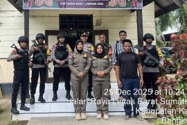 Personel Brimob Polda Bengkulu Laksanakan Patroli Terpadu