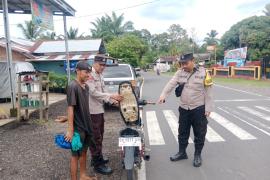 Ciptakan Situasi Aman, Polsek Padang Ulak Tanding Laksanakan KRYD