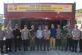 Jelang Nataru, Kapolda Bengkulu Cek Langsung Pelayanan dan Pengamanan di Pos Yan Gerbang Tol Bengkulu