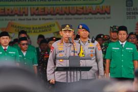 Kapolri Pimpin Apel Kebangsaan Banser