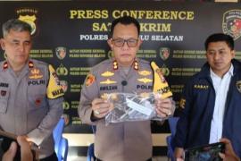 Penyidik Polres BS Tetapkan AH Tersangka Kepemilikan Senpi Ilegal dan Dalami Laporan Pengeroyokan
