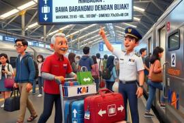 Jelang Kepadatan Penumpang pada Angkutan Nataru 2025/2026, KAI Daop 2 Bandung Himbau Pelanggan Bawa Barang Secukupnya