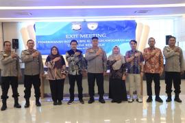 Wakapolda Bengkulu Pimpin Exit Meeting Pemeriksaan Interim Laporan Keuangan Polri TA 2025 oleh BPK RI di Polda Bengkulu