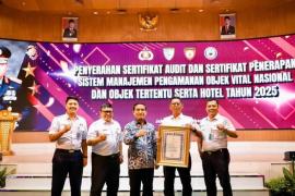Stasiun Gambir Raih Sertifikat Sistem Manajemen Pengamanan Kategori