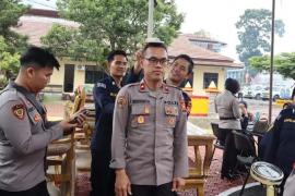  Polres Rejang Lebong Laksanakan Pengukuran Tinggi dan Berat Badan Personel
