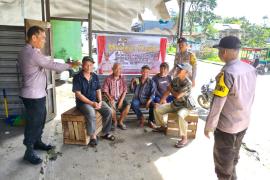 Polsek Selupu Rejang Laksanakan Kegiatan Minggu Kasih di Desa Kampung Baru