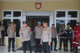 Kapolda Bengkulu Tinjau Gedung Ditsamapta dan Laksanakan Pengawasan Tes Urine