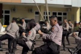 Perkuat Kesiapsiagaan Personel, Ditsamapta Polda Bengkulu Gelar Latihan Bela Diri Rutin