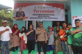 Kapolda Bengkulu Resmikan Bedah Rumah ke-64, Wujud Kepedulian Polri terhadap Masyarakat