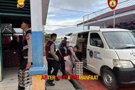 Ditsamapta Polda Bengkulu Gelar Patroli Dialogis dan Pengawalan Pendistribusian MBG ke Sekolah-sekolah