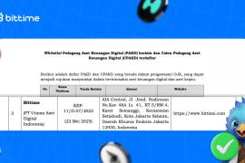 Bittime Terdaftar dalam Whitelist Penyelenggara Perdagangan Aset Keuangan Digital dan Aset Kripto Berizin oleh OJK