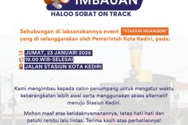 KAI Daop 7 Madiun Imbau Pelanggan Atur Waktu Keberangkatan Imbas Kegiatan “Stasiun Ngangen” di Kediri