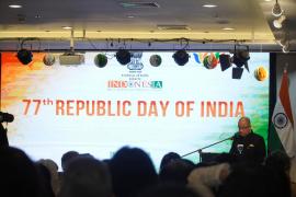 Kedutaan Besar India di Jakarta Peringati Hari Republik India ke-77