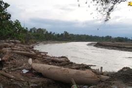  Kementerian PU Lakukan Penguatan pada Tebing Sungai Krueng