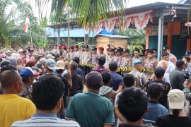 Polisi Lakukan Pengamanan Aksi Warga di Keban Agung I, Situasi Berlangsung Kondusif