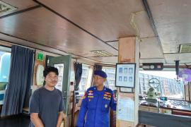 Ditpolairud Polda Bengkulu Laksanakan Patroli Perairan di Lempuing : Himbau Nelayan Keamanan dan Keselamatan Berlaut