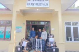 Polri Salurkan Bantuan Obat, BMHP, dan Vaksin Tetanus ke Jajaran Wilayah Barat Aceh