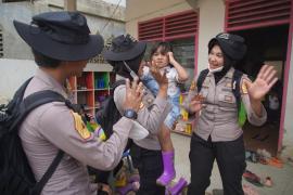 Taruni Akpol Gelar Trauma Healing bagi Siswa TK Bhayangkari Terdampak Banjir di Aceh Tamiang
