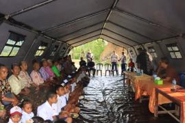 Wakapolda NTT Tinjau SMP Negeri 48 Sa Ate Gaikiu, Dirikan Tenda Darurat dan Salurkan Bantuan Pendidikan