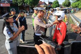 Humanis dan Preventif, Ditlantas Polda Bengkulu Ajak Pengendara Tertib Berlalu Lintas