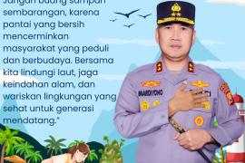 Kapolda Bengkulu Ajak Masyarakat Jaga Kebersihan Pantai dan Kondusivitas Keamanan
